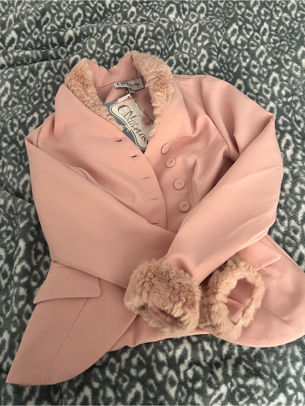 NWT - Misscandyfloss two piece skirt and blazer set